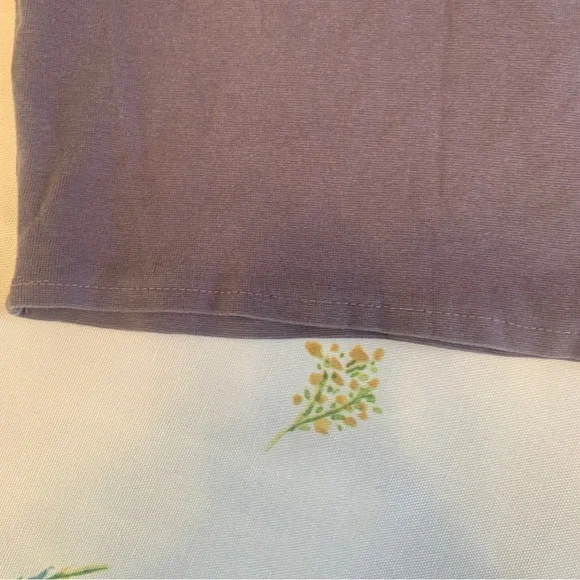 Cropped purple Zara size small cropped tee shirt top - Picture 6 of 9